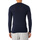 Vêtements Homme Pyjamas / Chemises de nuit Emporio Armani T-shirt à manches longues avec logo Lounge Box Bleu