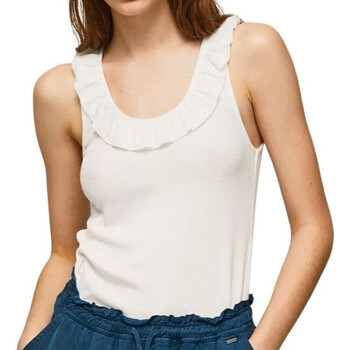 Vêtements Femme Débardeurs / T-shirts sans manche Pepe jeans PL505062 Blanc