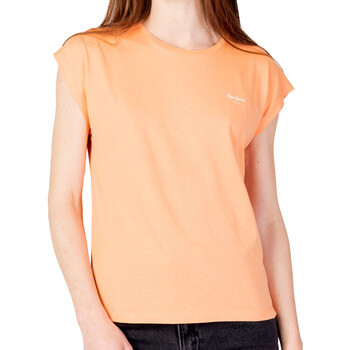 Vêtements Femme T-shirts manches courtes Pepe jeans PL504821 Orange