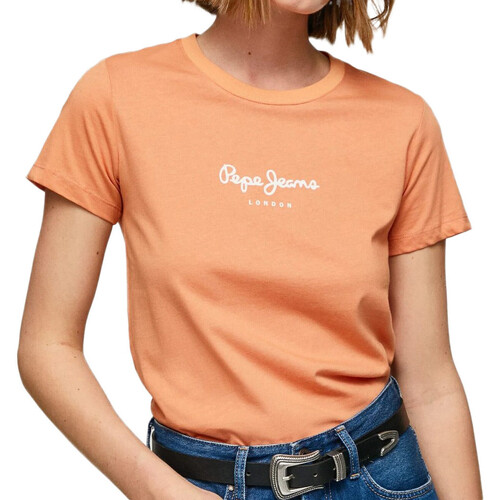Vêtements Femme T-shirts & Polos Pepe jeans PL505480 Orange