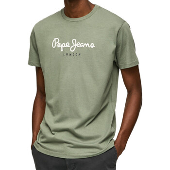 Vêtements Homme T-shirts manches courtes Pepe jeans PM508208 Vert