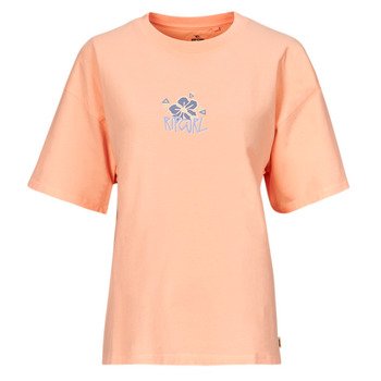 Vêtements Femme T-shirts manches courtes Rip Curl ISLAND HERITAGE TEE Corail