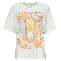 Vêtements Femme T-shirts manches courtes Rip Curl TROPICAL TOUR HERTIAGE TEE Beige