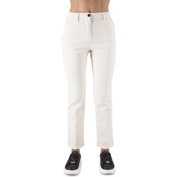 Vêtements Femme Jeans White Sand Pantalons pour femmes Blanc