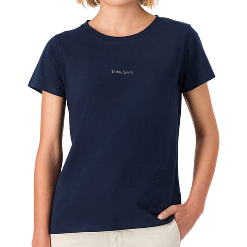 Vêtements Fille T-shirts manches courtes Teddy Smith 51007272D Bleu