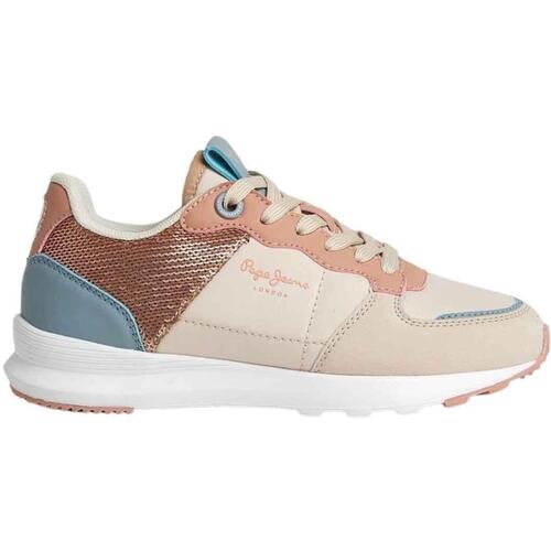 Chaussures Fille Baskets basses Pepe jeans  Beige