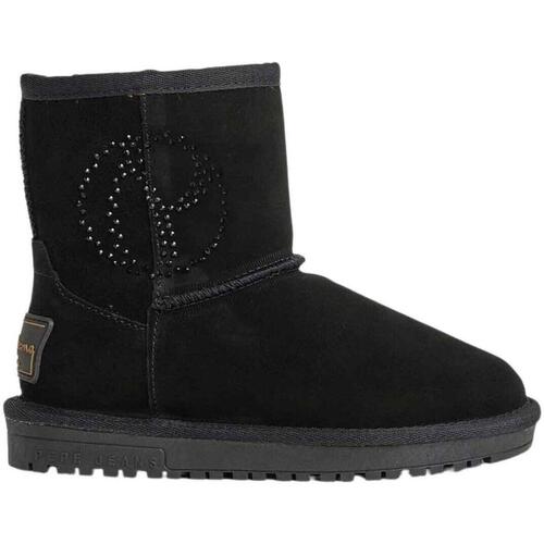 Chaussures Fille Bottes Pepe JEANS smocked  Noir