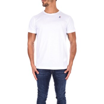 Vêtements Homme T-shirts manches courtes K-Way K007JE0 Blanc