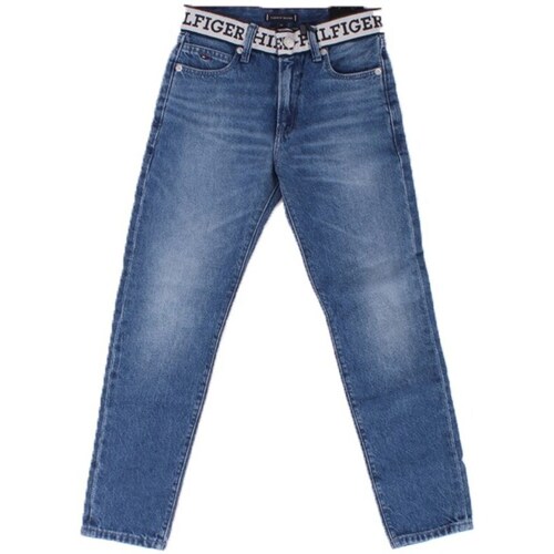 Vêtements Garçon Pantalons 5 poches Tommy Hilfiger KB0KB08403T Bleu