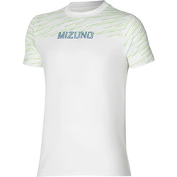 Vêtements Homme T-shirts manches courtes mixta Mizuno Graphic Tee Blanc