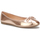 Chaussures Femme Ballerines / babies La Modeuse 68022_P158517 Doré