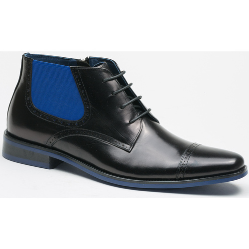 Chaussures Homme Boots Kdopa Monti noir bleu Noir