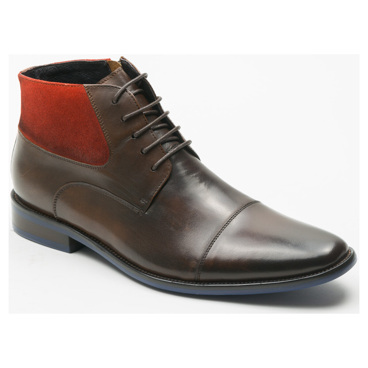 Chaussures Homme Boots Kdopa Berry Choco Rouge Marron