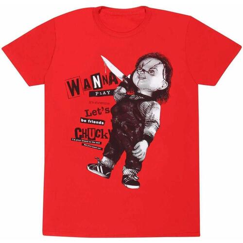 Vêtements T-shirts manches longues Childs Play Stab Rouge