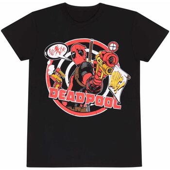Vêtements T-shirts manches longues Deadpool HE1610 Noir