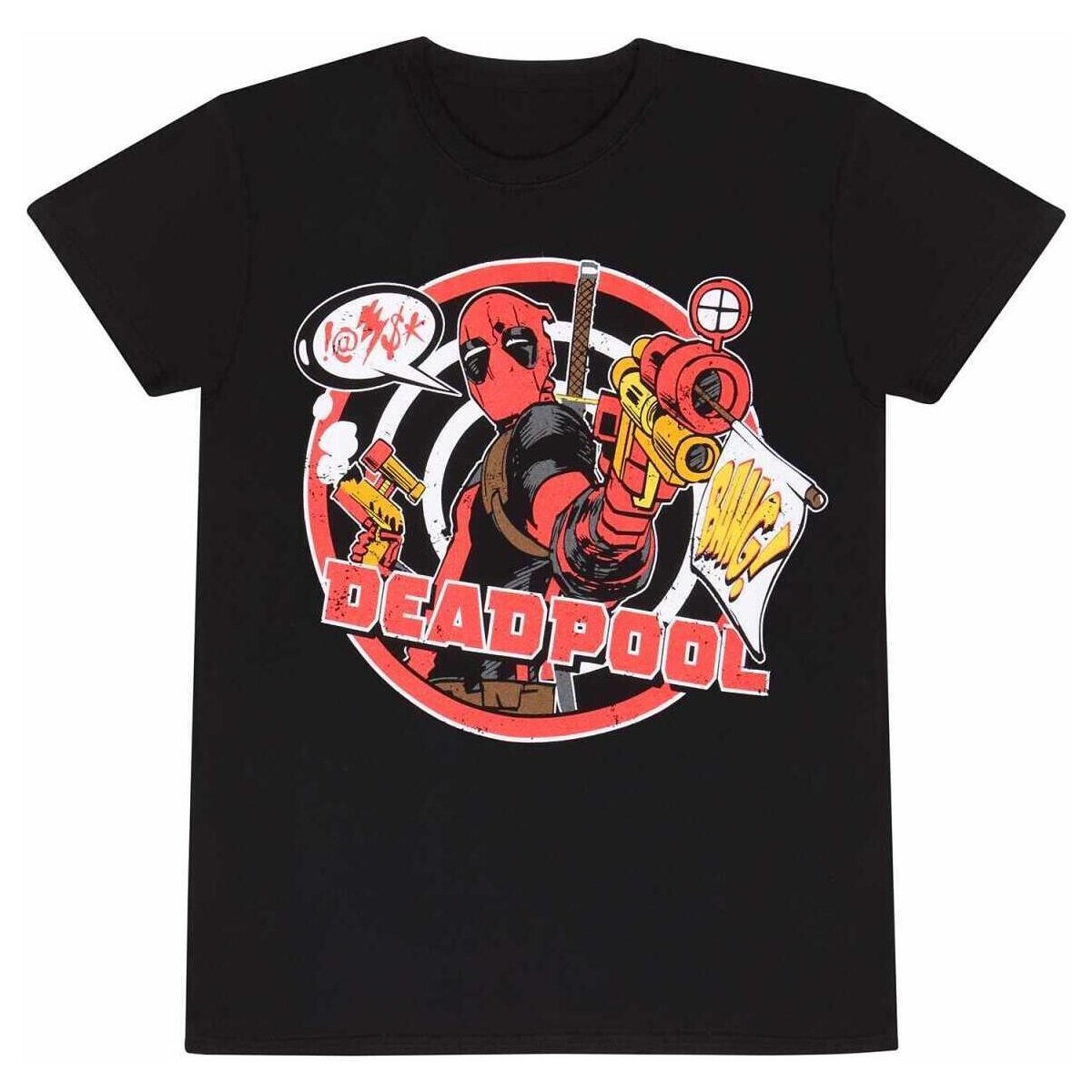 Vêtements T-shirts manches longues Deadpool HE1610 Noir