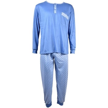 Vêtements Homme Pyjamas / Chemises de nuit Ozabi Eco HOMEWEAR 1035 B Bleu