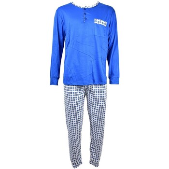 Vêtements Homme Pyjamas / Chemises de nuit Ozabi Eco HOMEWEAR 1079 B Bleu