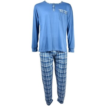 Vêtements Homme Pyjamas / Chemises de nuit Ozabi Eco HOMEWEAR 2856 B Bleu