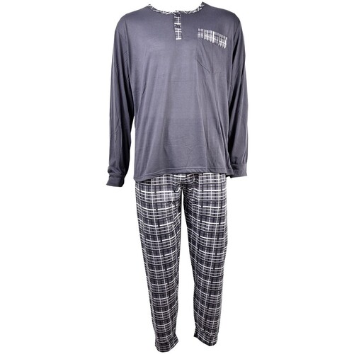 Vêtements Homme Pyjamas / Chemises de nuit Ozabi Pyjama Homme Eco HOMEWEAR Gris