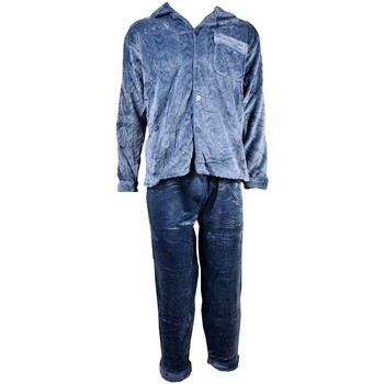 Vêtements Homme Pyjamas / Chemises de nuit Ozabi POLAIRE ECO 9502 B Bleu