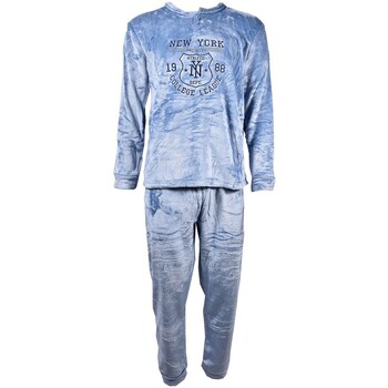Vêtements Homme Pyjamas / Chemises de nuit Ozabi POLAIRE ECO 2071 B Bleu