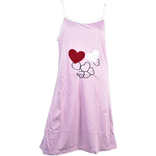 Vêtements Femme Pyjamas / Chemises de nuit Ozabi HUMORISTIQUE 1063 RO Rose