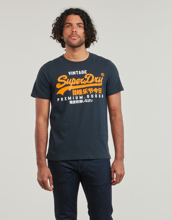 Superdry Langärmeliges T-Shirt mit Fronttasche und