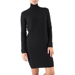 Vêtements Femme Robes longues GaËlle Paris Robe tricote noire Noir