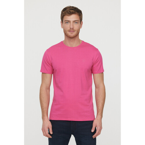 Vêtements Homme T-shirts & Polos Lee Cooper T-shirt AREO Rose Rose