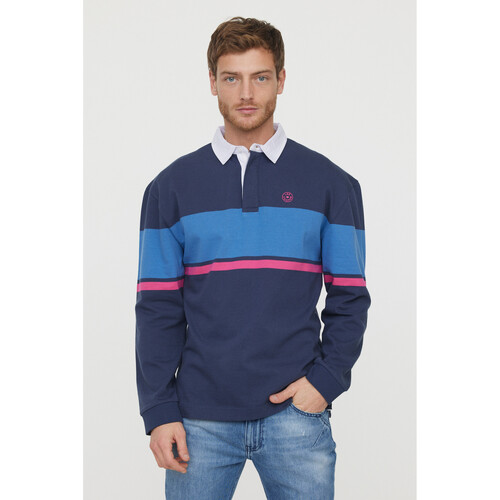 Vêtements Homme Rose is in the air Lee Cooper Polo Blino Navy Bleu