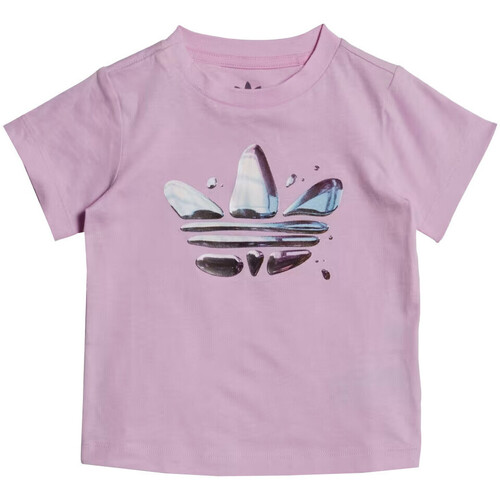 Vêtements Enfant T-shirts manches courtes adidas Botas Originals HL9425 Violet