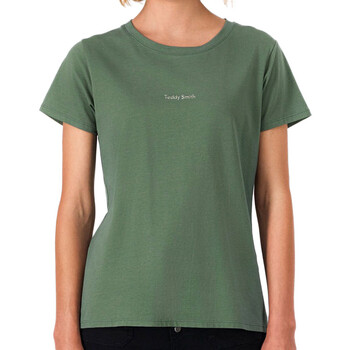 Vêtements Femme T-shirts manches courtes Teddy Smith 31016576D Vert