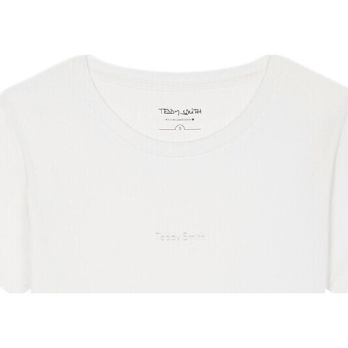 Vêtements Femme T-shirts manches courtes Teddy Smith 31016576D Blanc