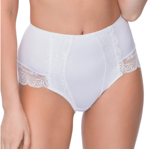 Sous-vêtements Femme elasticated-waist cotton Bermuda shorts V.o.v.a Snezhana Blanc