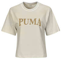 Vêtements Femme T-shirts manches courtes Puma PUMA SQUAD GRAPHIC TEE Beige