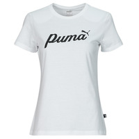 Vêtements DRKSHDW T-shirts manches courtes Puma ESS+ BLOSSOM SCRIPT TEE Blanc