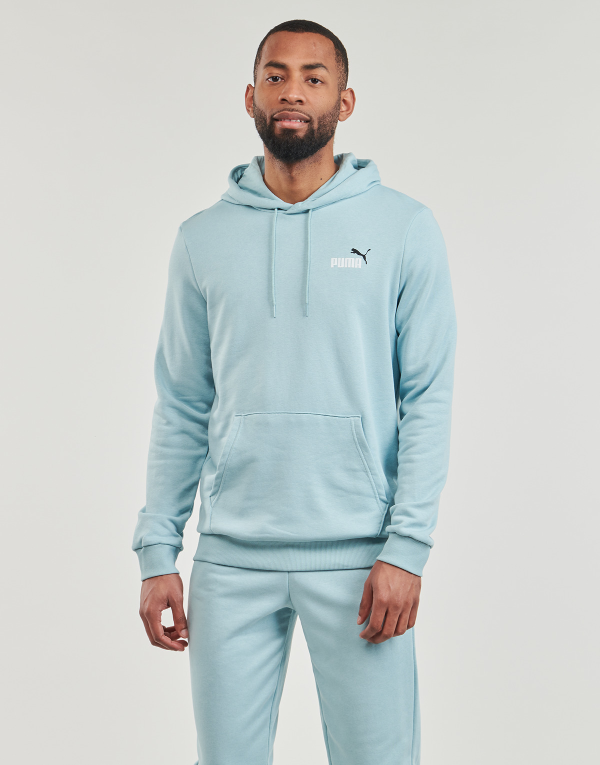 Vêtements Homme Sweats Puma ESS+ 2 COL SMALL LOGO HOODIE TR Bleu