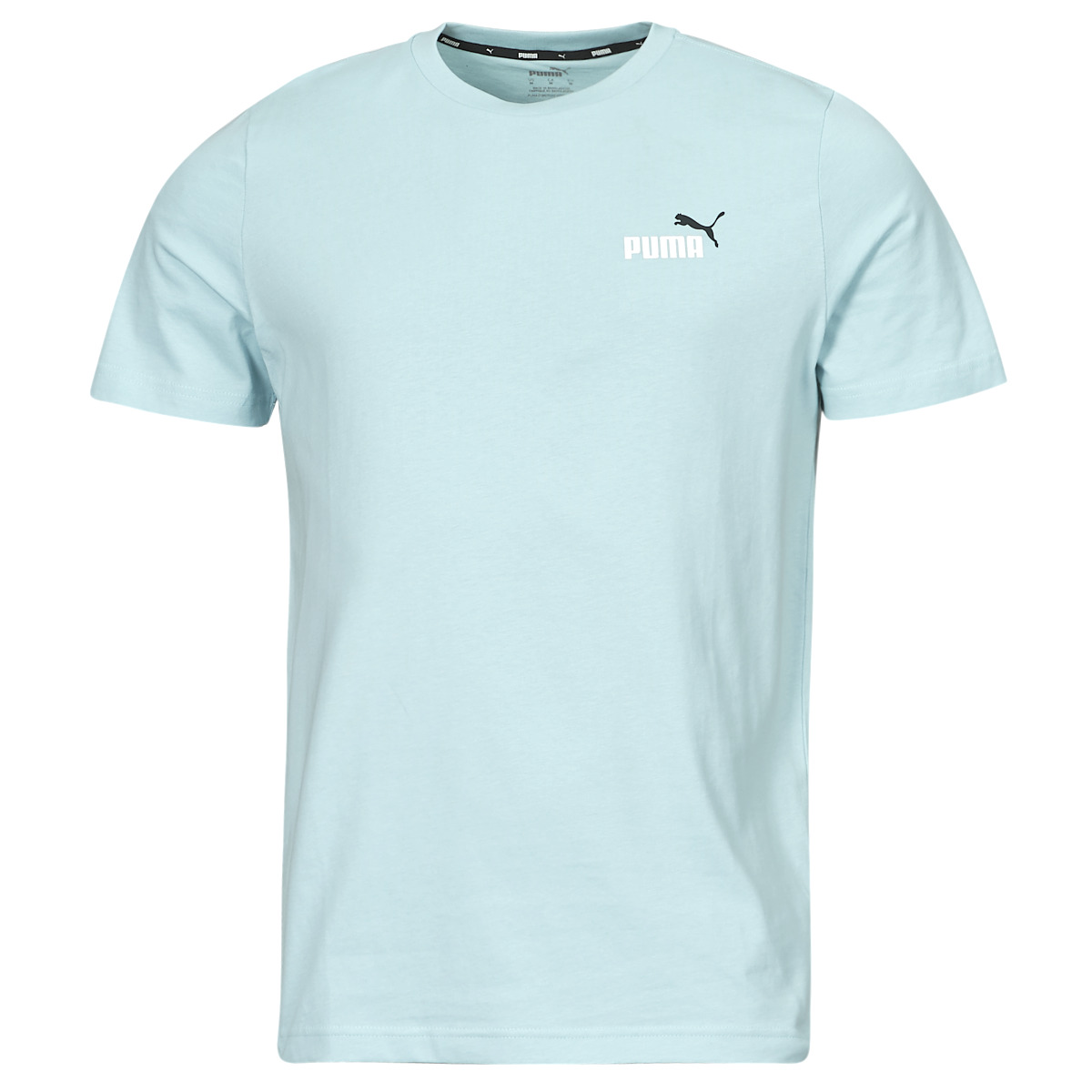 Vêtements Homme T-shirts manches courtes Voetbal Puma ESS+ 2 COL SMALL LOGO TEE Bleu