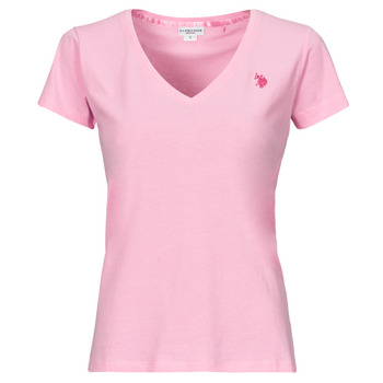 Vêtements Femme T-shirts manches courtes U.S Polo Assn. BELL Rose