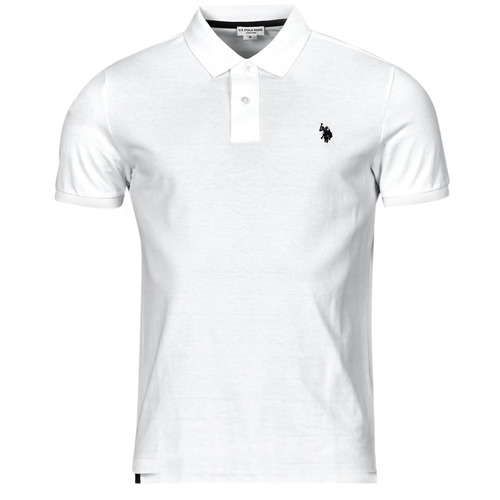 Vêtements Homme all POLOs manches courtes U.S all POLO Assn. KING Blanc
