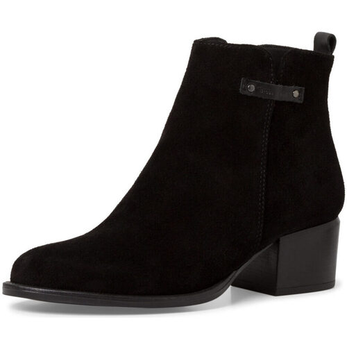 Tamaris Boots petit talon Noir Noir - Chaussures Bottine Femme 99,00 €
