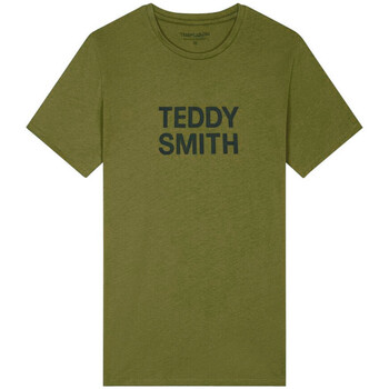 Vêtements Homme Tee Shirt Tucker 2 Mc - Noir Teddy Smith 11014744D Vert