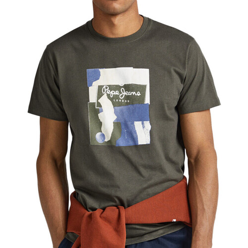 Vêtements Homme T-shirts & Polos Pepe jeans PM508942 Vert