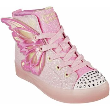Chaussures Fille Baskets montantes Skechers Twi-lites 2 twinkle wishes Rose