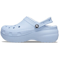 Chaussures Femme Sandales et Nu-pieds Crocs CLASSIC PLATFORM LINED CLOG Bleu