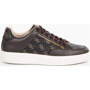 Chaussures Homme Baskets basses Guess Multiple 4G Marron