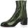 Chaussures Femme AMINA MUADDI Gilda Sandal in Black Boots cuir Vert