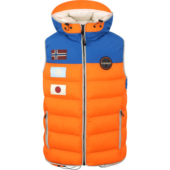 Vêtements Homme Vestes de survêtement Napapijri Veste Sans Manches Shackleton Orange Orange