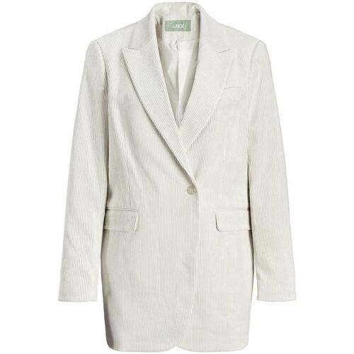 Vêtements Femme Vestes Jjxx 12237878 MARY CORD BLAZER-BONE WHITE Blanc